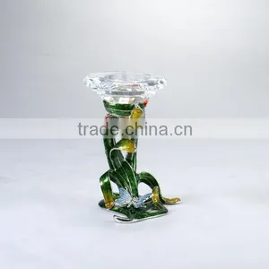 RORO Chanson Orchid Pewter Craft Gift Candle Holder thumbnail-1