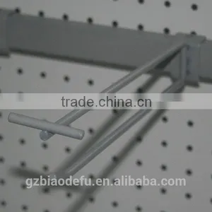 Chrome Metal Display Hook With Double Prong for Uprigh/post thumbnail-2