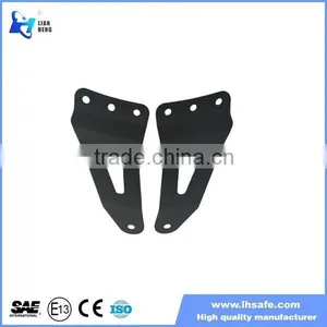 2pcs 50" Curved LED Light Bar Mount Brackets Windshield Fits Dodge Ram 2007-2013 Chevy/GMC thumbnail-1