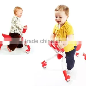 Children's Smiling Face Four-wheel Balanced Walkers thumbnail-5