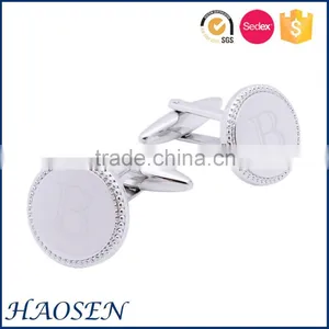 2016 Wholesale Letter Mental Cufflinks for Men thumbnail-5