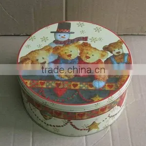 HOT Promotion Christmas Tin Box, Christmas Tin Music Box thumbnail-3