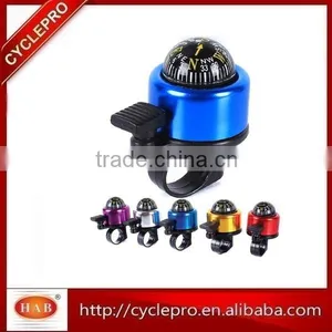 Aluminium Alloy Blue White Red Yellow Novelty China Bicycle Bike Bell With Compass thumbnail-3