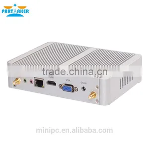 Partaker B4 Cheapest i3 Broadwell Fanlesscomputer Win10 Barebone Computer i3 4005U 4K Mini pc thumbnail-3