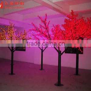 White Osaka Cherry Blossom 480 LEDs Christmas Light Tree 250mm With Steel Pipe + White PU Plastic Trunk thumbnail-5