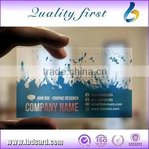 Rewritable EM4100 CR80 Crystal Transparent Chip Cards RFID Cards thumbnail-1