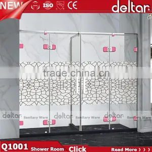 Prefab Shower Enclosure/enclosed Shower Room/portable Shower Bath Screens Portable Toilet and Shower Room 2person Shower Cubicle thumbnail-1