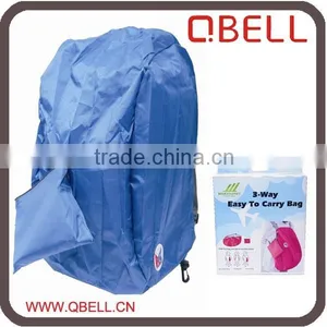 3 Ways Polyester Foldable Backpack thumbnail-1