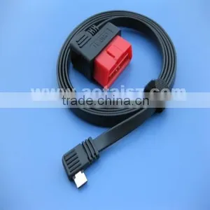 2015 New Arrived Right Angle Obd Flat Cable Obd Wiring Harness thumbnail-1