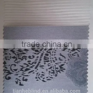 Big Flower Zebra Window Blinds Fabrics, Sun Shade Zebra Blinds thumbnail-3