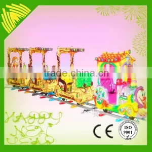 Colorful Children's Play Toys Electric Rail Tourist Train thumbnail-2