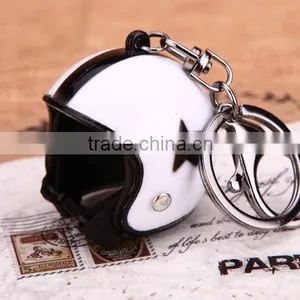 New Motorcycle Helmet Custom Keychain Horseman Keychain Helmet Keychain thumbnail-6