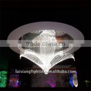 Decorative Hanging Modern Ceiling Lamp, Crystal Fiber Ceiling Lamp thumbnail-4