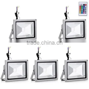 Led Rgb Flood Light 10w 20w 30w With IR or RF Remote Controller thumbnail-1