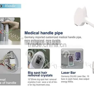 High Power Factory Sale !!!! Effective 808nm Diode Laser Hair Remvoval Machine thumbnail-3