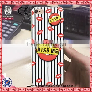 Hot Fashion Phone Cases For IPhone 5 5S 6 4.7" Plus 3D Sexy Red Lip Phone Cases Seductive Mouth Cover Case Shell for Iphone5 thumbnail-1