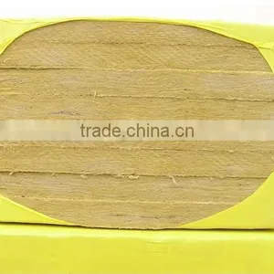 Yellow Color Thermal Insulation Rockwool Soundproofing With Single Aluminum Foil thumbnail-3