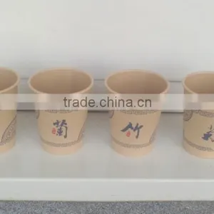 Natural Color Disposable Paper Cup, Food Grade ,Water and Oil Proof thumbnail-1