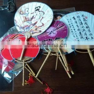 Various Size Colourful Luminous Bamboo Craft Bamboo Fan on Sale thumbnail-1