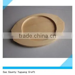 High Quality Unfinished Wood Dinner Plate for Dinner and Restaurant thumbnail-2