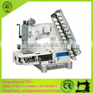 12 Needles 1/4 Inch (6.4mm) Gauge Double Chainstich Sewng Machine Siruba Sewing Machine Price CS-VC009 thumbnail-1