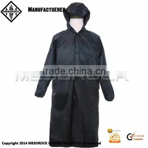 Adult Emergency Reusable Fashion Long Raincoat With Hood Rain Poncho thumbnail-2