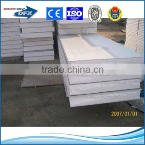 Zinc Coated Color Steel Foil Made Insulated EPS Sandwich Panel thumbnail-1