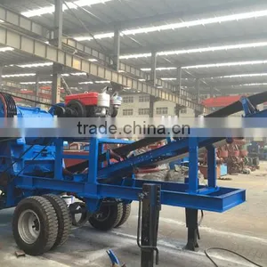 Mobile Crusher Plant for Sale,Stone Mobile Crusher Price,portable Small Stone Crusher thumbnail-2
