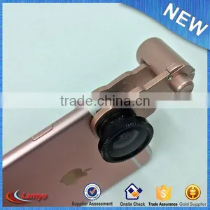 Best Selling Products in Europe 2016 3 in 1 Universal Clip Fisheye External Camera for Mobile Phone thumbnail-1