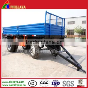 Hydraulic Cylinder Dolly Small Dump Car Mini Agricultural Drawbar Trailer thumbnail-1