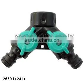 Plastic 2-Way Snap-In Garden Y Shut-Off Valve thumbnail-1
