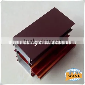 Alloy 6063 T5 Extruded Frame Aluminum Profiles With Bright Colored Anodizing thumbnail-2