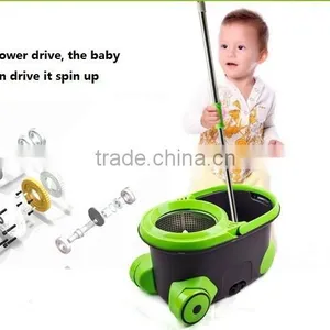 Vivinature Easy Mop and Magic Spin Mop With Wheels and Handle thumbnail-1