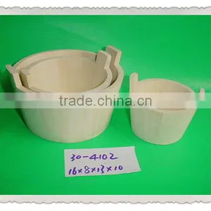 New Product Mini Wooden Bucket,wooden Bucket Wtih Hanger thumbnail-4