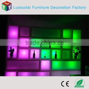 Modern New Bar Furniture Led Lighted Bar Shelf Used for Display Wine thumbnail-4