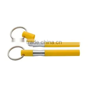 Colorful Promotional Mini Pen Plastic Ball Pen With Metal Ring thumbnail-1