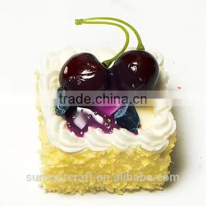 Artificial Resin Mini Cake Custom Food Fridge Magnet thumbnail-5