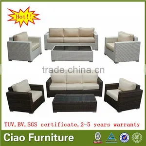 Unique Sectional Sofa Furniture Plastic Rattan Outdoor Furniture thumbnail-1