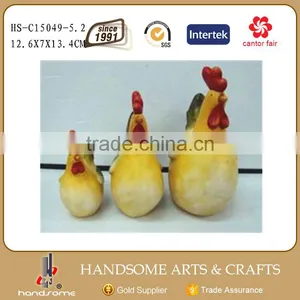 Mini Antique Ceramic Animal Table Top Gifts Rooster Figurines thumbnail-1