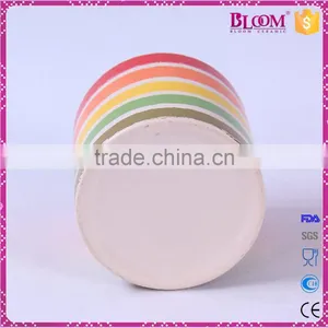 Ceramic Round Decoration Indoor Garden Flower Pot thumbnail-3