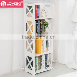 New Design Display Shelf White Wood&Plastic Storage Shelf - Bookcase thumbnail-1
