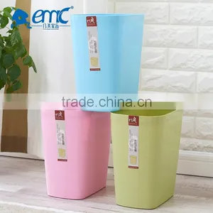 Square Plastic Dustbin, Plastic Wastebin, Trash Can thumbnail-1