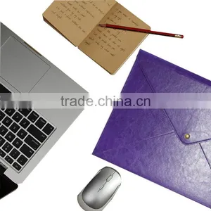 Computer Bag Laptop PU Leather Waterproof Briefcase Rolling Men Laptop Bag thumbnail-1