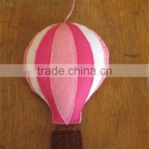 2017 Pink Hot Air Balloon Wall Hanging Nursery Decoration Made in China thumbnail-1