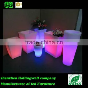 Waterproof Outdoor Solar Led Plant Pot thumbnail-1