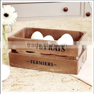 2015 New Designed Wholesale Natural Unfinishd Cheap Wooden Fruit Crates For Sale thumbnail-2