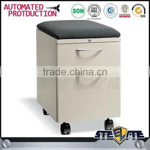 Hotel Furniture Metal Drawer Cabinet Movable Cabinet 2 Drawer Storage Cabinet thumbnail-5