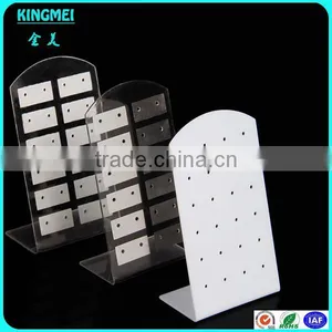 Good Quality Promotional L Shape Acrylic Earring Display Stand thumbnail-3