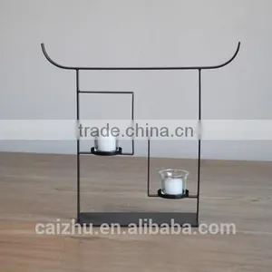 Wholesale Stainless Steel Metal Wire Candle Holder Rack thumbnail-2