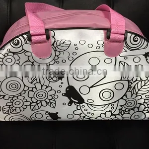 Animation Style DIY Schoolbag Graffiti Bag Children Hand Bag thumbnail-2